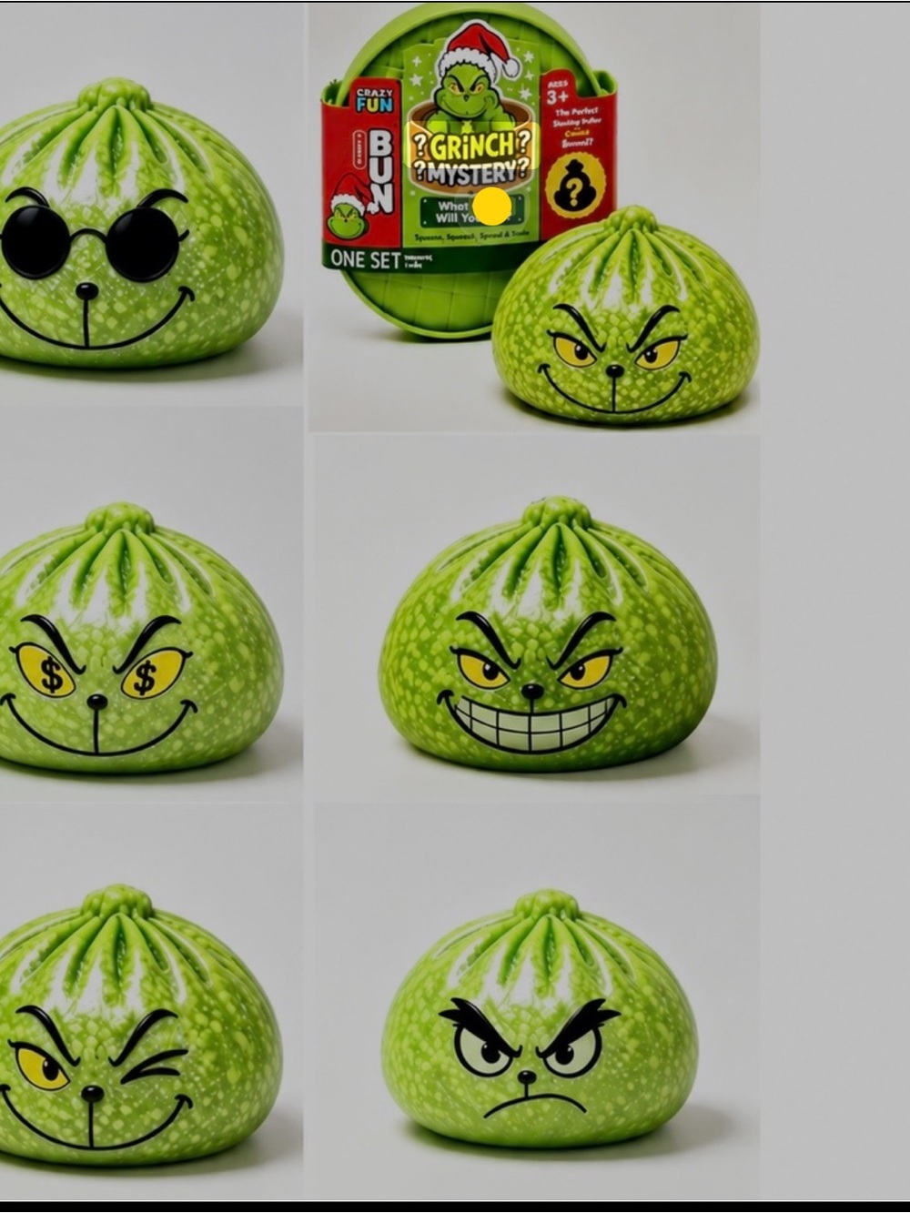 Grinch squishy toy